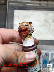 1:6 1:12 1:18 Head Sculpt King Tiger Monster For 12″ 6″ 3.75″ Action Figure Toy