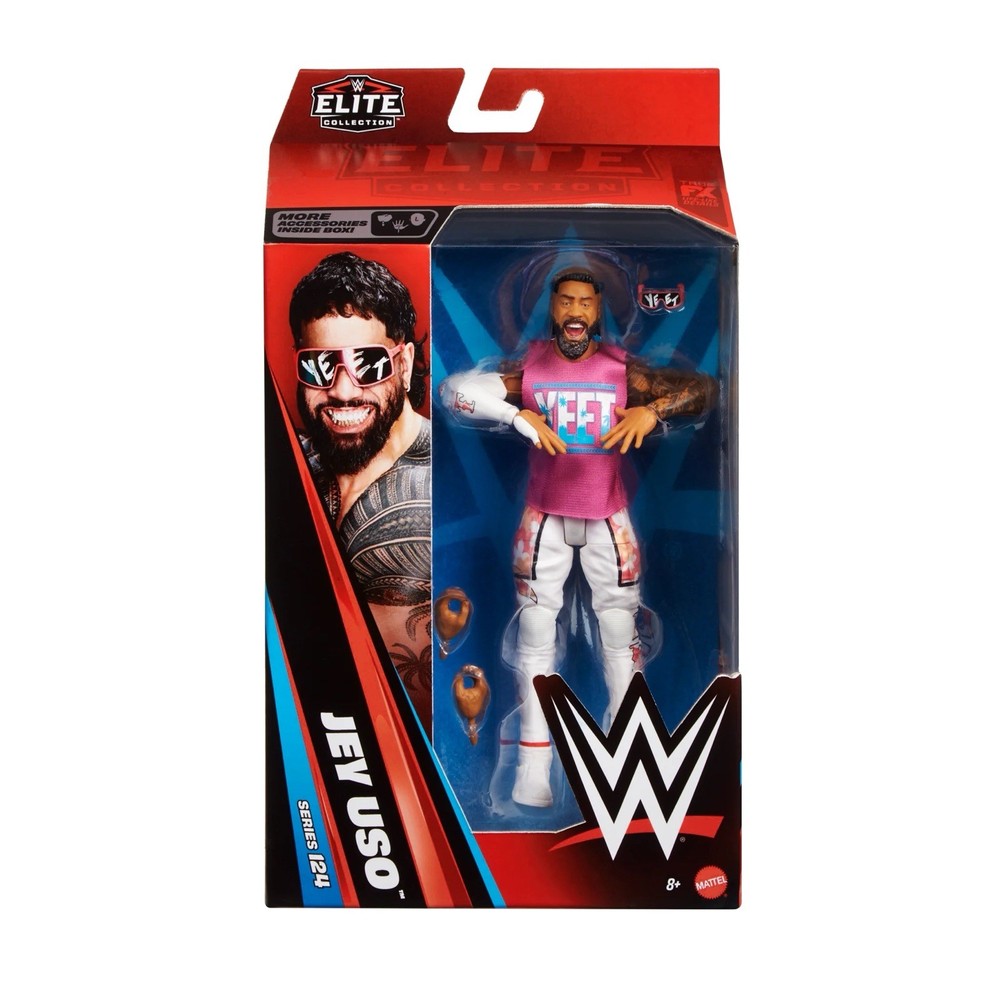 Jey Uso WWE Mattel Elite Series #124 Wrestling Action Figure