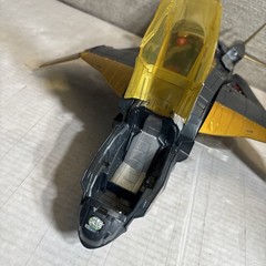 2011 Hasbro Marvel The Avengers Quinjet PLANE TOY ONLY Gray Gold WORKS EUC