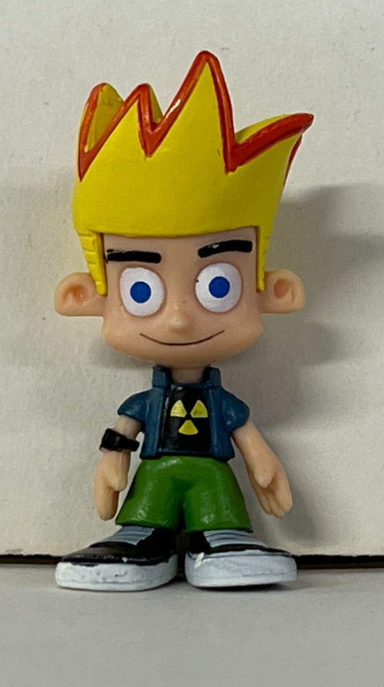 Johnny Test Miniature Vinyl Loose Figure 2” #2 Robot Bot Common Mystery Blind