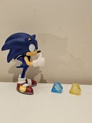 RARE! Sonic w/ Emeralds Series 2 Figure Toy 2004 5″ Toy Island Sonic X US SELLER