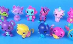 Hatchimals Colleggtibles 29 Figurine Lot Mini Animals Sea Pony Hippo Cat Glitter