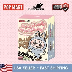 *USA* AUTHENTIC POP MART LABUBU MONSTERS EXCITING MACARON (VINYL FACE BLIND BOX)