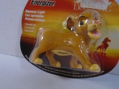 2003 ENERGIZER–DISNEY’S THE LION KING SIMBA SQUEEZE LIGHT FIGURE (NEW)