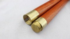 Chinese Kung Fu Taichi Rosewood Stick 3 Section Joint Training Martial Art