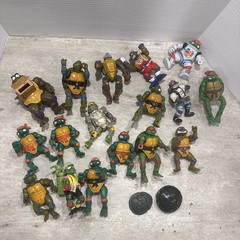 17 Teenage Mutant Ninja Turtles Vintage 1990s TMNT. Parts Only None Complete