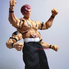 Custom 1/12 Jujutsu Kaisen Ryomen Sukuna Head Carving For 6” Action Figure