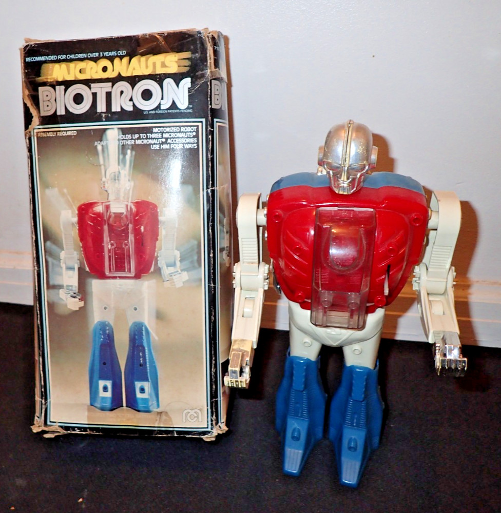 Micronauts Biotron 1976 Mego Vintage Robot Action Figure w/ Box