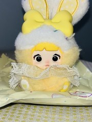 NEW CONFIRMED Nommi Baby Sweetheart Bunny Series YELLOW Plush PUDDING CREAM BOX