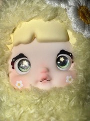 Nommi Baby V2 Sweetheart Bunny Series MINT CREAM Pendant W/ Changeable Eyes
