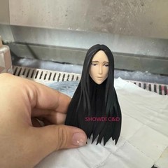 1/12 Custom Bleach Unohana Retsu Head Carving For 6″ Romankey SHF Figure Body