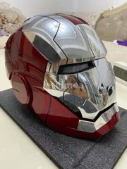 US AUTOKING Iron Man MK5 1:1 Helmet Wearable Voice-controlled Mask Cosplay Prop