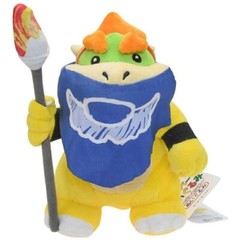 Super Mario bros 9″ Bowser Paint brush Jr stuffed plush Figure koopa toy