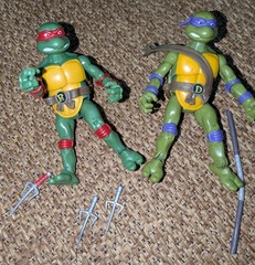 Vintage Lot of TMNT Teenage Mutant Ninja Turtles Action Figures SEE DESCRIPTION