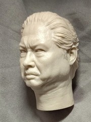 Unpainted Chinese Kung Fu 1/6 Sammo Hung Kam-Bo Man Head Fit 12in Action Figure