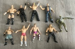 Vintage 1990’s WWF Wrestling Figures Titan Tron Billy Gunn Goldust Lot