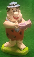 Rare 1977 Heavy Die-Cast Metal Fred Flintstone 2 3/4” Tall Figurine 49 Years Old