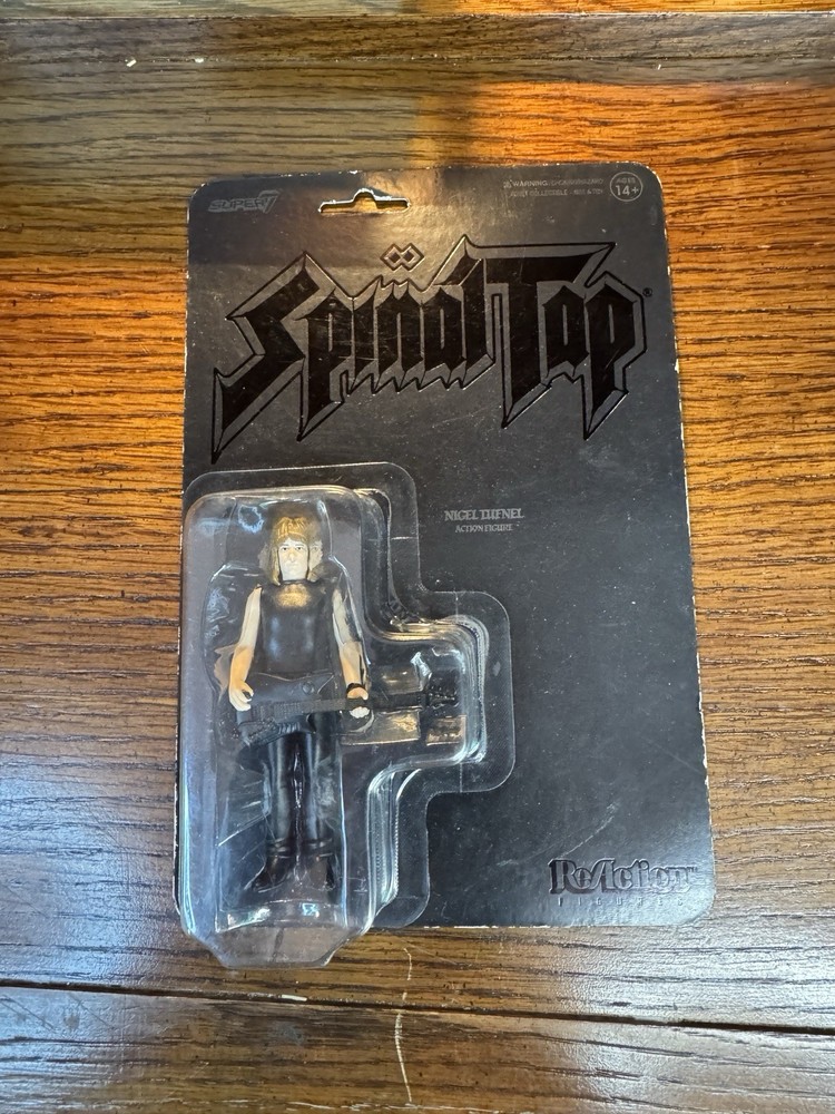 Spinal Tap Nigel Tufnel (None More Black) Reaction Figures Wave 2