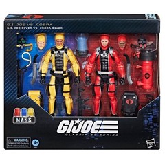 G.I. GI Joe Classified Series #169: Joe Diver Vs. Cobra Diver Action Figure 🆕
