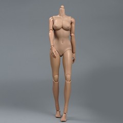 USA TQ0525 1/6 Female Soldier Suntan Skin Middle Breast Action Figure Body Model