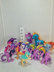 Lot Of 17 My Little Pony, Random Years, Random Figures (Used)