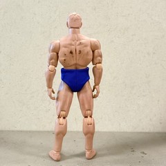 PB-UW-NAV: 1/12 scale Fabric Navy Blue trunks for 6″ action figure (No figure)