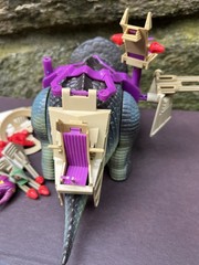 Vintage 1987 TYCO Dino Riders Triceratops w Sidewinder Incomplete Non Working
