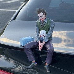 Joker Heath Ledger Figure Car Dashboard Ornament Collectible Action Statue