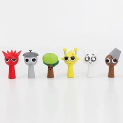 24pcs set Sprunki Model Toy Game Action Figures Toy Birthday Gift