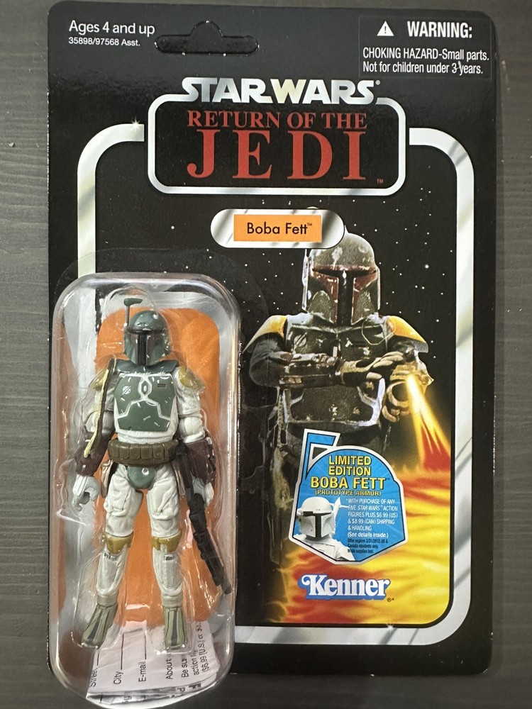 STAR WARS Vintage Collection Boba Fett Return of the Jedi VC09 2011 UNPUNCHED