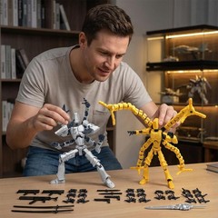 T13 3D Action Figure Set (Assembly Completed) 2 Pcs, 3D Printed Multi-Jointed, T