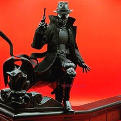 1/12 Spider-Man Noir Black Wired Trench Coat For 6″ ML Action Figure Body New