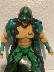 Mr Iguana CMLL LUCHADOR Wrestler 7 in Action Figure Mexican Toys HANDMADE