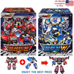 Metal Cardbot W BLAION & BLUE COP W Grand Blue Leon Transforming Robot set 2025