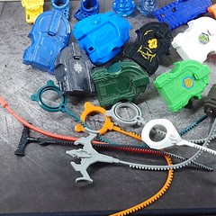 Beyblade Metal Lot Rip Two Cases Bulk See Description Pieces
