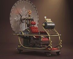 The Time Machine Classic Time Machine 1/8 Custom 3d Model Kit Over 11″