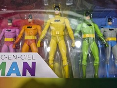 Batman Rainbow ARC-EN-CIEL 6-Pack Action Figure 2016 Set By DC Collectibles