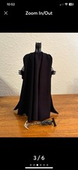 Custom Batman Cloth Wired Cape Reborn 1:10 Mcfarlane Dc Multiverse NOT fIGURE