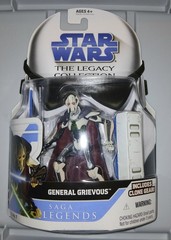 STAR WARS SAGA LEGENDS # 7 GENERAL GRIEVOUS ROTS FIGURE NEW SEALED 2008