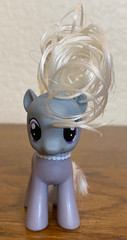 My Little Pony SILVER SPOON G4 3″ Brushable, Replacement Blue Glasses, Refurbish