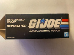 GI JOE Vintage BATTLEFIELD ROBOT DEVASTATOR with BOX 1988 Complete