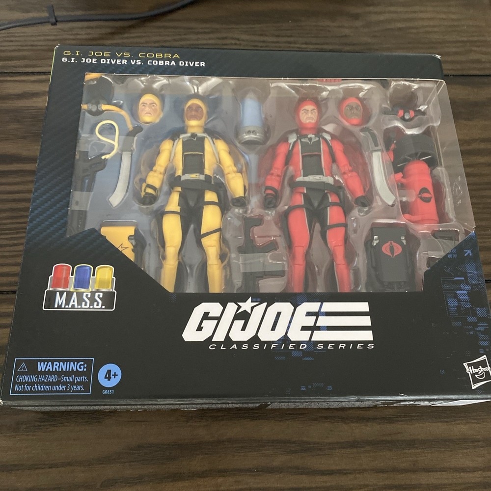 G.I. Joe Classified Series #169 G.I. Joe Diver Vs. Cobra Diver 6″ Figure 2 pack