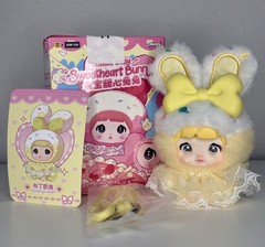 NOMMI BABY SWEETHEART BUNNY CHARM- Confirmed Pudding Cream! 🩷🐇🩷