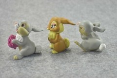 Catoon Bambi Thumper Plastic Assorted 7 pcs Figures Cake Topper Party Gift Toys