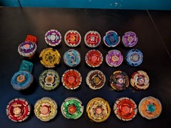 Beyblade Metal Fight Random LOT OF 10 Takara Tomy Hasbro Authentic Metal Fusion