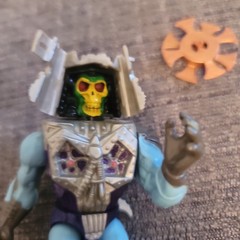 MOTU Skeletor Disks of Doom Figure New Adventures of He-Man 1989 Mattel