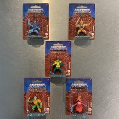MASTERS OF THE UNIVERSE He-Man Full Set 5 MICRO COLLECTION ACTION FIGURE Lot MOC