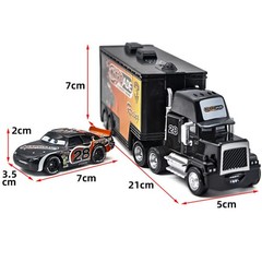Disney Pixar Cars Lightning McQueen Mack Hauler Truck & Car Set Model Toys Gifts