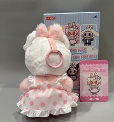 Pop Mart The Monsters x Sanrio Labubu Hello Kitty Plush Doll Pendant New OpenBox
