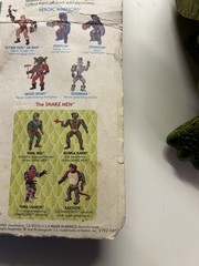Vintage Rio Blast Moc Motu Masters Of The Universe 1986 Mattel